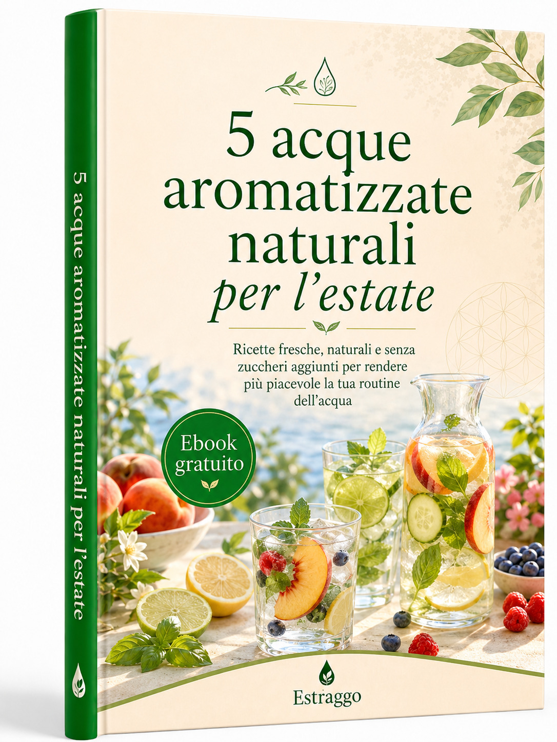 Ebook Estraggo 5 acque aromatizzate naturali per l'estate